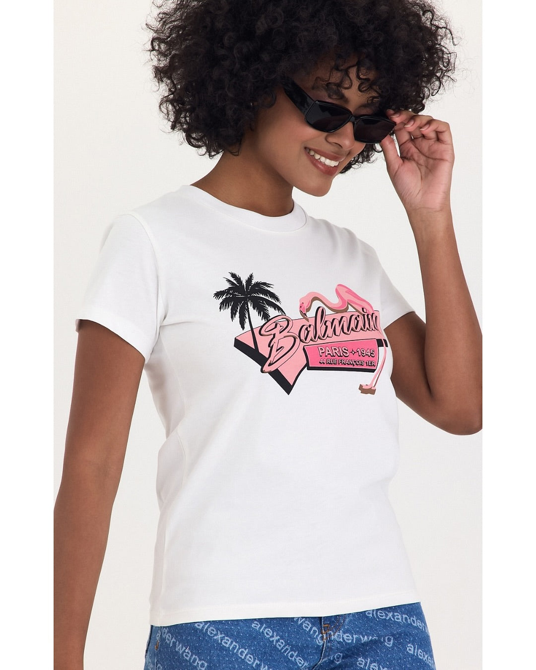 Tshirt BLM1bialy